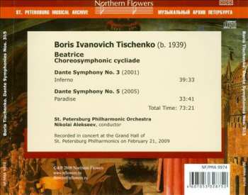 CD Boris Tishchenko: Dante Symphony No. 3, Dante Symphony No. 5