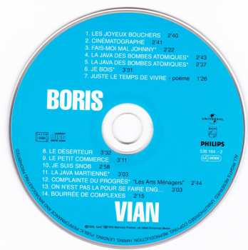 CD Boris Vian: Boris Vian