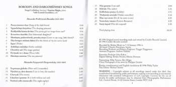 CD Alexander Borodin: Songs Of Borodin & Dargomïzhsky