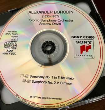 CD Alexander Borodin: Symphonies Nos. 1,2, & 3 / In The Steppes Of Central Asia / Overture & Polovtsian Dances (from Prince Igor)