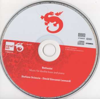 CD Giovanni Bottesini: Music For Double Bass And Piano