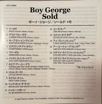 CD Boy George: Sold LTD