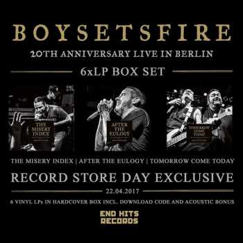 6LP/Zestaw pudełkowy Boysetsfire: 20th Anniversary Live In Berlin LTD | CLR