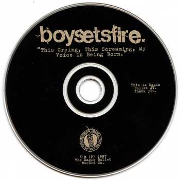 CD Boysetsfire: This Crying, This Screaming, My Voice Is Being Born