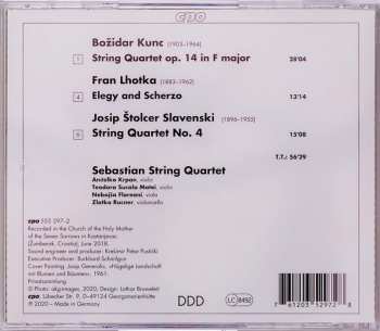CD Fran Lhotka: String Quartets
