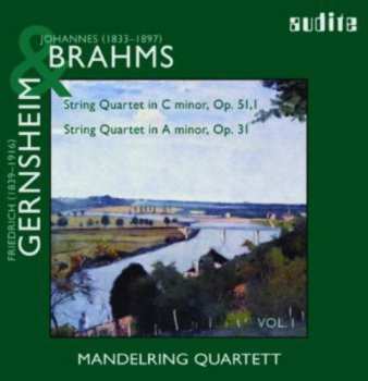 CD Brahms / Gernsheim / Mandelring Quartett: String Quartets