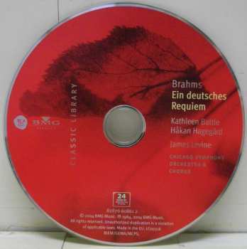 CD Johannes Brahms: Ein Deutsches Requiem
