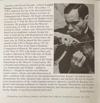 CD Johannes Brahms: Vol. 1: Violin Concerto / Violin Concert No.3