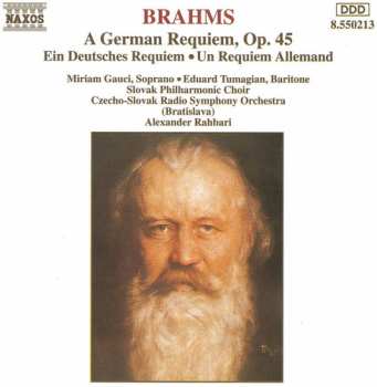 CD Brahms / Rahbari / Czecho-slovak Rso: German Requiem