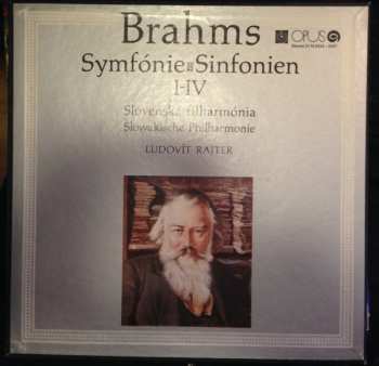 4LP/Zestaw pudełkowy Johannes Brahms: Symfónie · Sinfonien I-IV