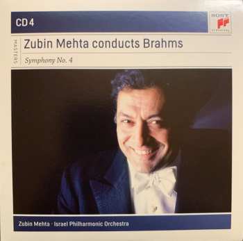 4CD/Zestaw pudełkowy Johannes Brahms: Zubin Mehta Conducts Brahms (Symphonies Nos. 1-4 • Tragic Overture • Haydn Variations)
