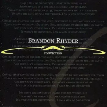 Brandon Rhyder: Conviction