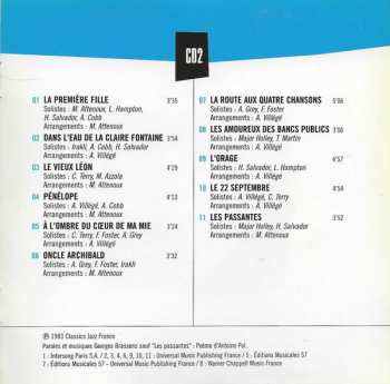 2CD Clark Terry: Georges Brassens & Le Jazz