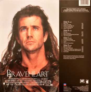 2LP The London Symphony Orchestra: Braveheart (Original Motion Picture Soundtrack)