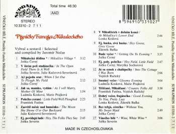 CD Břeclavan: Vínečko Bílé (Folk Songs From Moravia - Písničky Fanoša Mikuleckého)