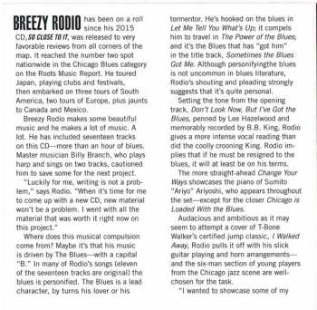 CD Breezy Rodio: Sometimes The Blues Got Me