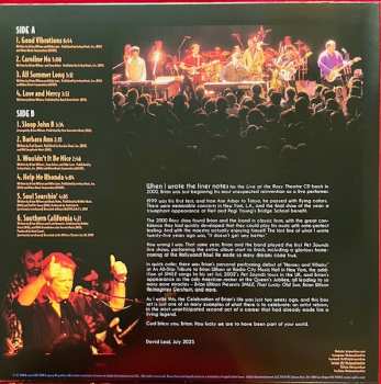 3LP/Zestaw pudełkowy Brian Wilson: Live At The Roxy! Theatre CLR | DLX