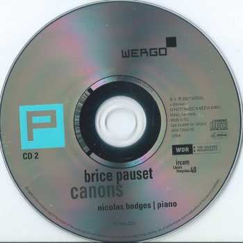 2CD Nicolas Hodges: Canons