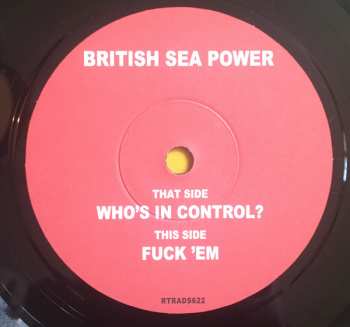 2SP British Sea Power: Who's In Control / Living Is So Easy LTD