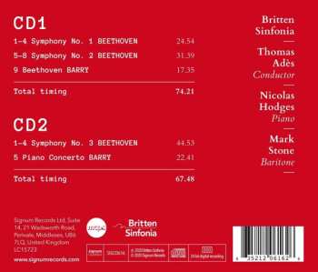 2CD Ludwig van Beethoven: Beethoven & Barry Vol. 1