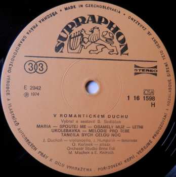 LP Brno Radio Pops Orchestra: V Romantickém Duchu