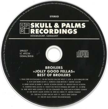 CD Broilers: Jolly Good Fellas - Best Of Broilers 1994-2024