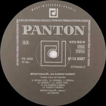 LP Brontosauři: Na Kameni Kámen