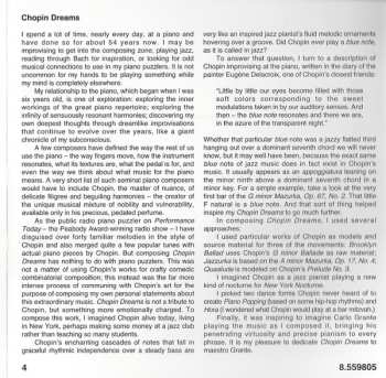 CD Carlo Grante: Piano Music: Chopin Dreams • Seven Thoughts Considered As Music • Piano Puzzlers