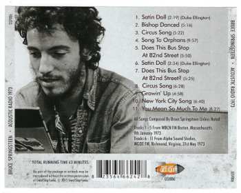2CD Bruce Springsteen: Acoustic Radio Broadcast Collection