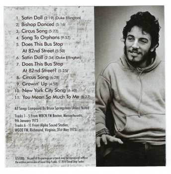 2CD Bruce Springsteen: Acoustic Radio Broadcast Collection