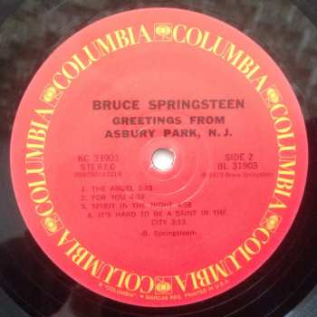 LP Bruce Springsteen: Greetings From Asbury Park, N.J.