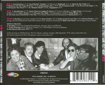 3CD Bruce Springsteen & The E-Street Band: 1978 Foxy Night