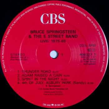 5LP/Zestaw pudełkowy Bruce Springsteen & The E-Street Band: Live 1975-85