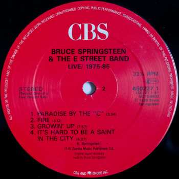5LP/Zestaw pudełkowy Bruce Springsteen & The E-Street Band: Live 1975-85