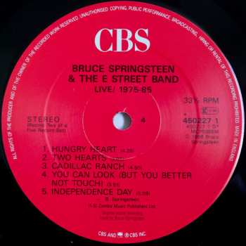 5LP/Zestaw pudełkowy Bruce Springsteen & The E-Street Band: Live 1975-85