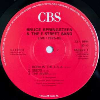 5LP/Zestaw pudełkowy Bruce Springsteen & The E-Street Band: Live 1975-85