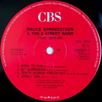 5LP/Zestaw pudełkowy Bruce Springsteen & The E-Street Band: Live 1975-85