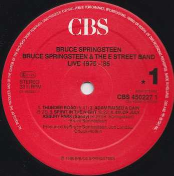 5LP/Zestaw pudełkowy Bruce Springsteen & The E-Street Band: Live/1975-85