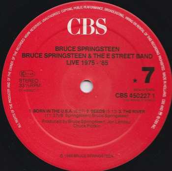 5LP/Zestaw pudełkowy Bruce Springsteen & The E-Street Band: Live/1975-85