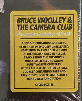 3CD/Zestaw pudełkowy Bruce Woolley And The Camera Club: The Definitive Anthology 1977-1981