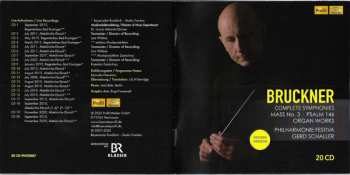 20CD/Zestaw pudełkowy Anton Bruckner: Complete Symphonies • Mass No. 3 • Psalm 146 • Organ Works