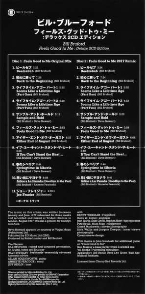 2CD Bruford: Feels Good To Me DLX