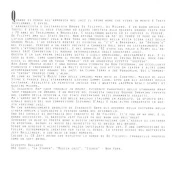 CD Bruno De Filippi: In New York With Don Friedman Trio