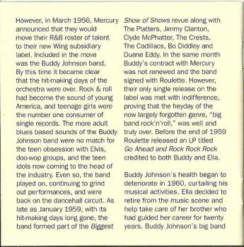 CD Ella Johnson: Rock On! The 1956-1962 Recordings