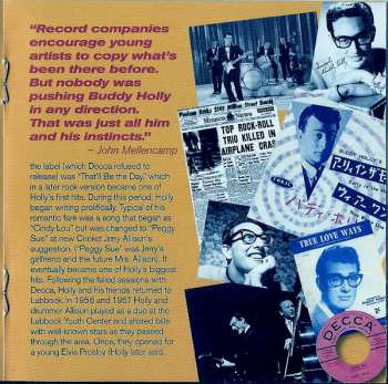 CD Buddy Holly: Listen To Me! The Complete 1956-1962 U.S. Singles