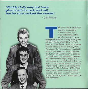 CD Buddy Holly: Listen To Me! The Complete 1956-1962 U.S. Singles