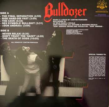 7LP/Zestaw pudełkowy Bulldozer: Ride Hard Die Fast · The Complete Bulldozer Discography 1984-1990 LTD