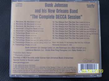 CD Bunk Johnson And His New Orleans Band: The Complete Decca Session