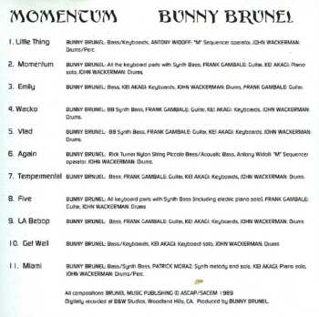 CD Bunny Brunel: Momentum