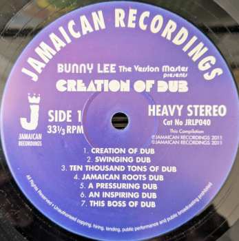 LP Bunny Lee: Creation Of Dub